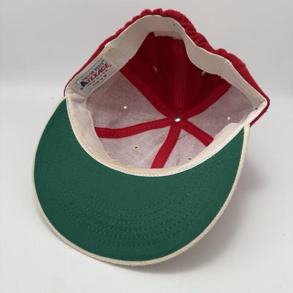 Vintage The Skin Game Big Horn Embroidered Wool Hat PGA Tour Golf Stretch Back - Picture 7 of 9